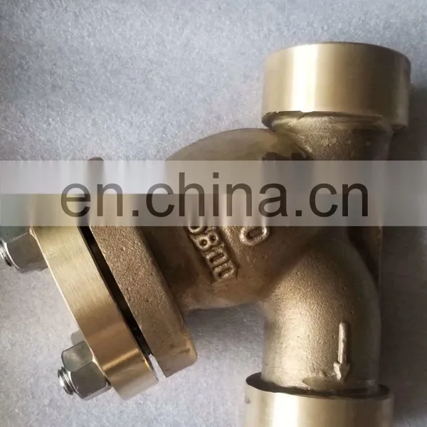Y Type Strainer Manual Operation Mesh Copper B62 C95800 Body Materials BW End photo-4