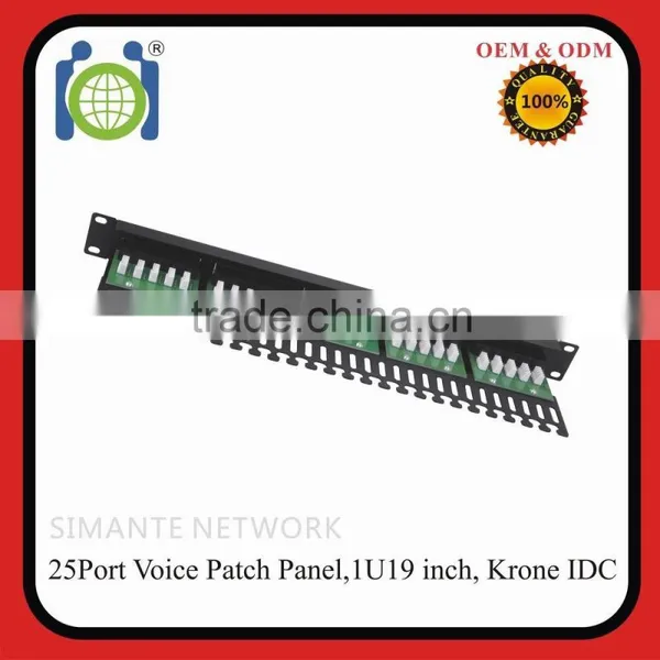 Network Equipment CAT.3 Krone IDC Voice Patch Panel photo-2