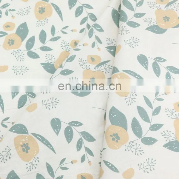 2.35m Wide Width Cotton Fabric Wholesale Garden Flowers Fashion Check Printed Cotton Bed Twill Fabric photo-2