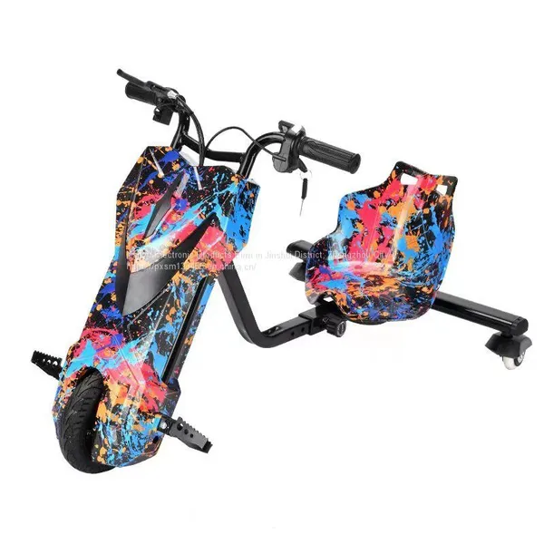 Children's Intelligent Three Wheel Drift Car Park Square Intelligent Balanced Drift Tail Swing Three Wheel Kart photo-2