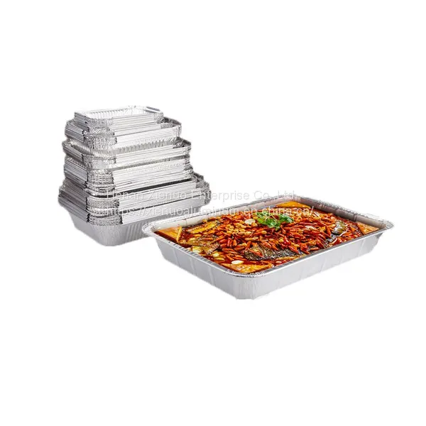 Small Aluminum Container Disposable Aluminum Foil Food Container for Sale photo-2
