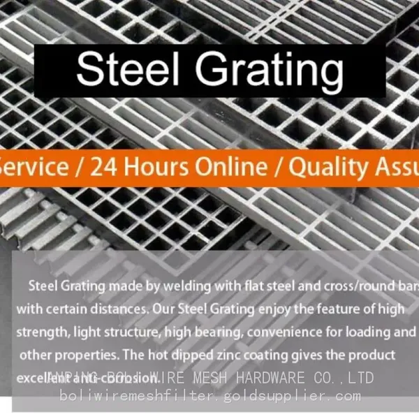 Hot Galvanized Building Reconstruction Building Upgrade Flooring Bar Grating /Heavy-Duty Industrial Steel Floor Grating photo-5