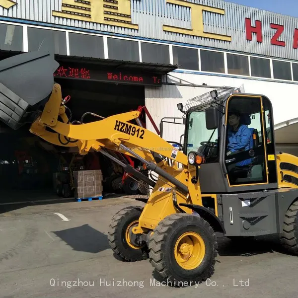 HZM912 ZL12 CE Small Loader Farm Tractor Mini Wheel Loader Front End Loader for Sale photo-4