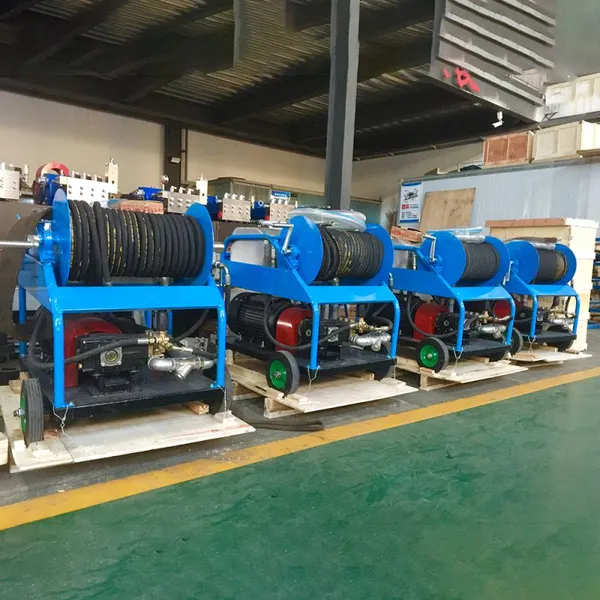 Electric 15kw High Pressure Sewer Drain Water Jet Cleaner 200bar Water Jet Sewer Cleaner 400mm Large Pipe Cleaning Machine photo-5