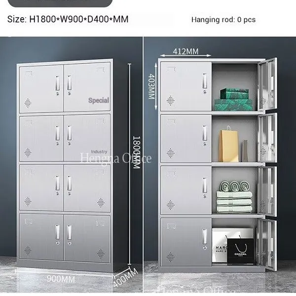 Stainless Steel Locker Cabinet- STL107 |Durable Storage With Lockable Doors-Easy Cleaning for Hospitals, Labs and Clean Rooms- OEM/ODM Supported photo-2