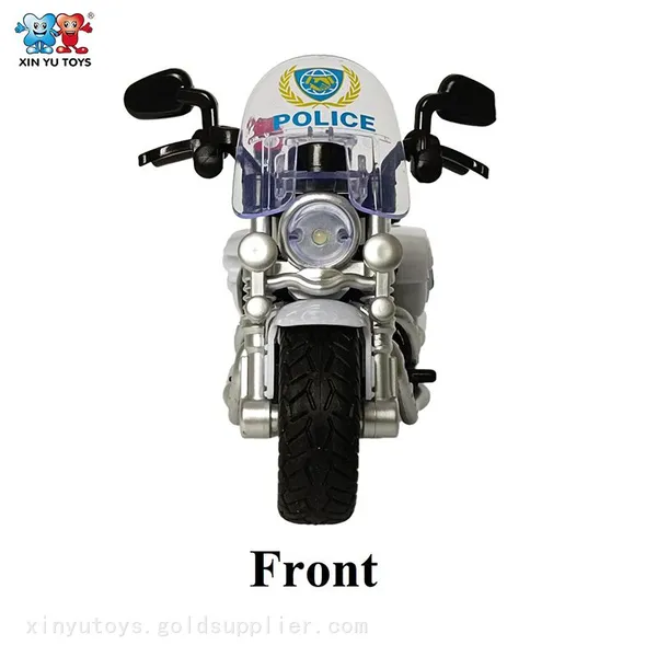 1:12 Scale Harley Diecast Police Motorcycle Sound & Music Vehicle Toys Stimulated Model photo-4