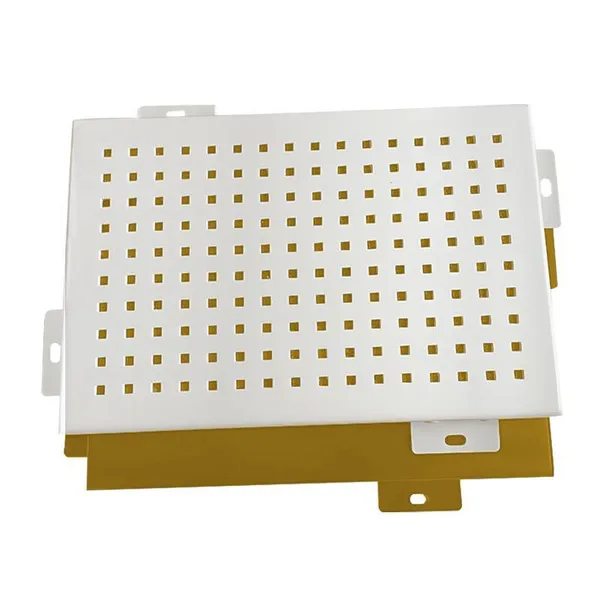 Perforated Aluminum Single Panel Ceiling Curtain Wall, Perforated Aluminum Single Panel for Sound Absorption and Heat Insulation for Interior Decoration photo-3