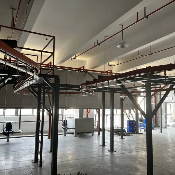 Auto Spare Parts Powder Coating Line Continuous Industrial Surface Finishing Equipment