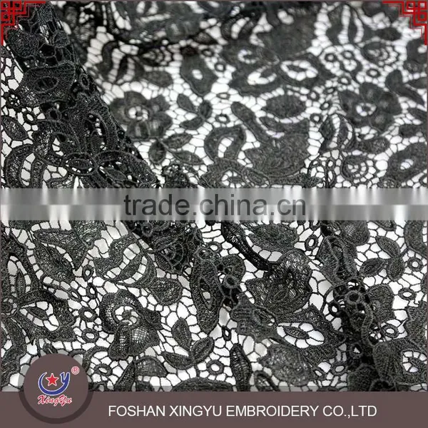 Factory Price High Quality Chinese Embroidery Design Soft Cotton Fabric for Embroidered Evening Dress photo-3