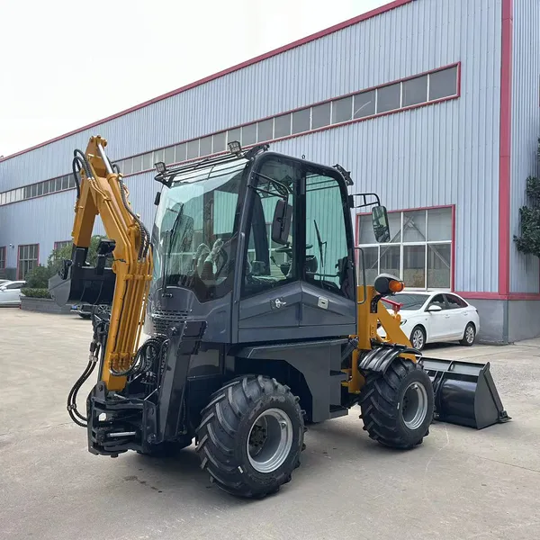 TOHO TH10-50 New Diesel CE Epa Engine Mini Backhoe Loader Farm Tractor Excavator Loader 4x4 Backhoe