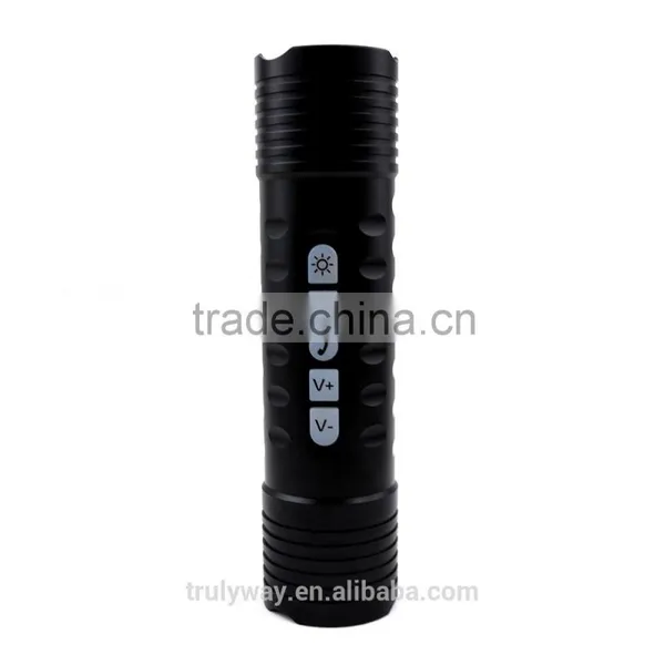 CE ROHS FCC Torch Bluetooth Speaker Power Bank 5200mah photo-2