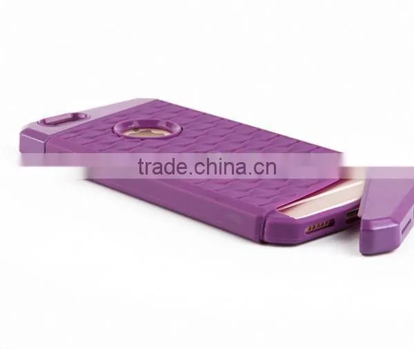 Credit Card Pocket TPU and PC Mobile Phone Cover for Iphone 6 Plastic Case for Iphone 6 Case photo-3