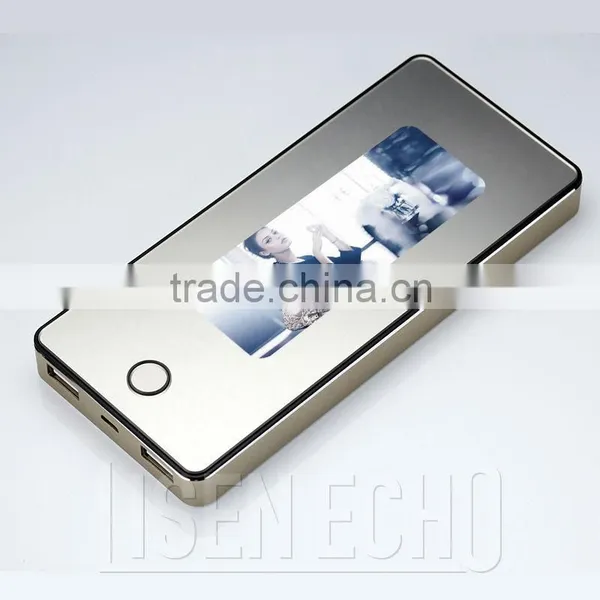 Factory Direct High Quality 8000mah Aluminum Compressive Shell Mobile Power Anti-explosin Polymer HD Display Power Station