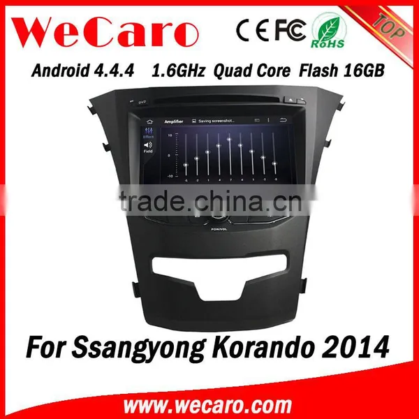Wecaro WC-SY8067 8" Android 4.4.4 WIFI 3G Car Dvd Player for Ssangyong Korando Car Gps Navigation 2014 2015 photo-4