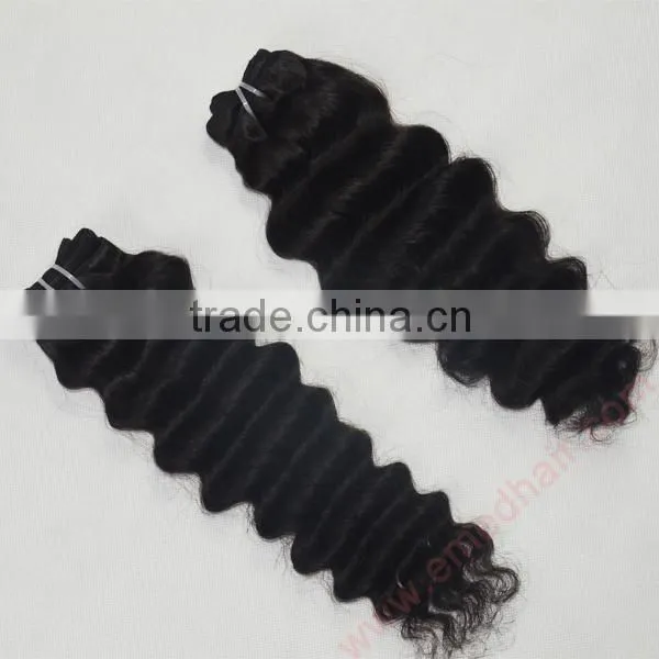 China 2015 New Product Virgin Hair Deep Wave India Human Hair Extension photo-3