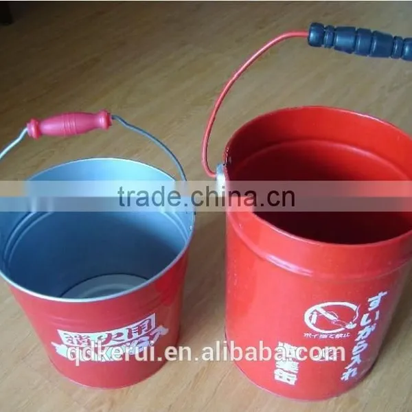 Fire Bucket Steel Bucket