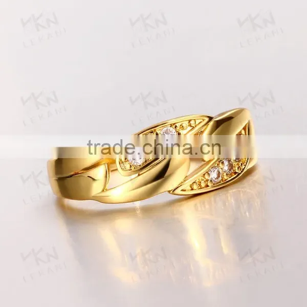 New Hong Kong Gold Plated Jewelry Wedding Ring Wholesale photo-6