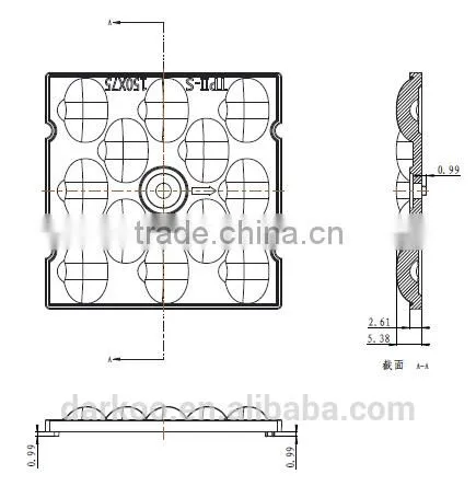 High Power Samsung LM301A Streetlight Lens 12 in One DK5050-150X75-TPII-S photo-2