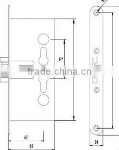 New Safety Locking System Fire Rated Door Lock photo-2