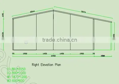 Recycle Use Assemble and Disassemble Self Installation Low Cost Office House photo-4