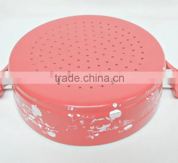 Customized Flower Decal Multi-purpose Food Steamer With Induction Bottom photo-5