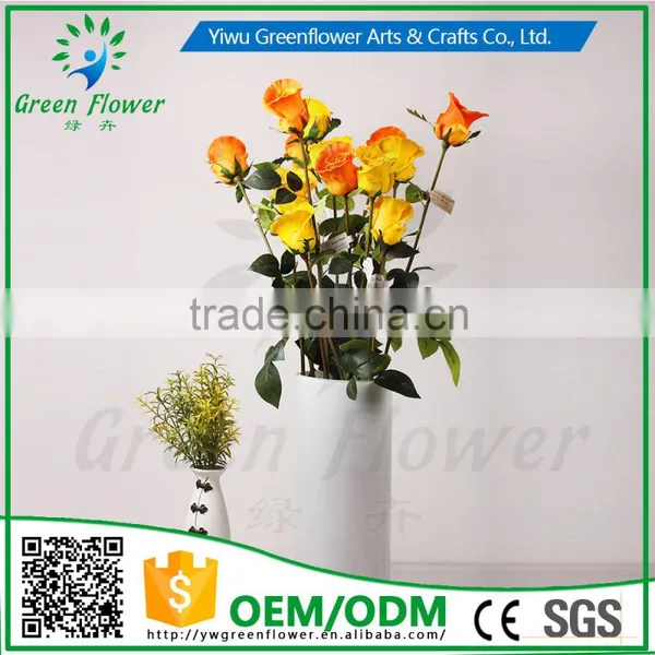 Greenflower 2016 Wholesale Real Touch Latex PU China Artificial Flowers Rose for Wedding Decoration photo-4