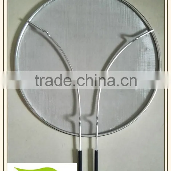 Good Quality 13" Splatter Screen, Resting Feet,silicone Handle