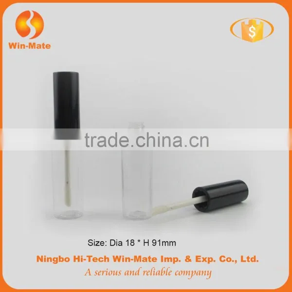 Cylinderical 1.8*9.1cm Lady Plastic Empty Lip Gloss Container photo-3