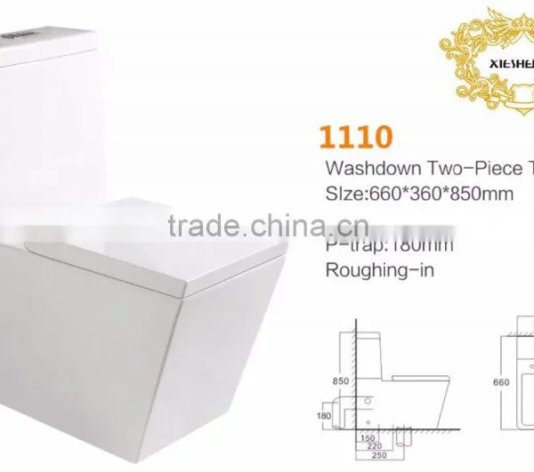 Hot Sale Designer Toilets Cheap Ceramic Bathroom Sanitary Ware Toilet Dual Flush Mechanism photo-2