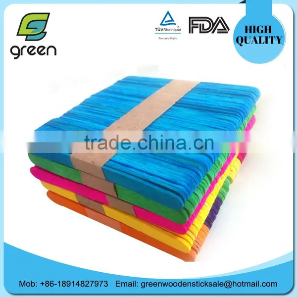 Wooden Ice Cream Sticks /ice Cream Scoop /colored Stick for Art and Craft/coffee Stirrer/matchsticks photo-4