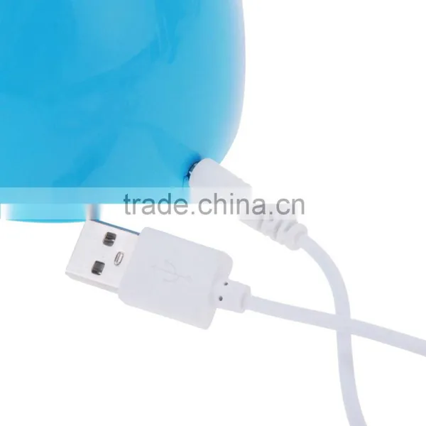 Blue/Pink/Yellow 360 Degree Adjustable Rechargeable 14LEDs Reading Light Desk Table PC Laptop Lamp 3 Levels Elephant Pattern photo-2