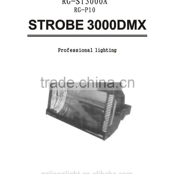 3000W Atomic Strobe Martin Dmx Controller Stage Lighting