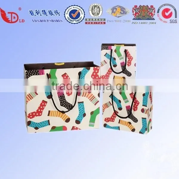 Free Factory Sample ! Custom Paper Bag Paper Gift Bag Wholesales photo-3