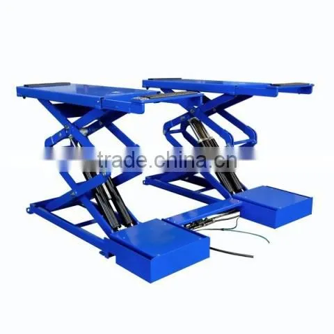 3.5Ton Inground / on Ground Hydraulic Mobile Scissor Car Lift / Vechicle Lift