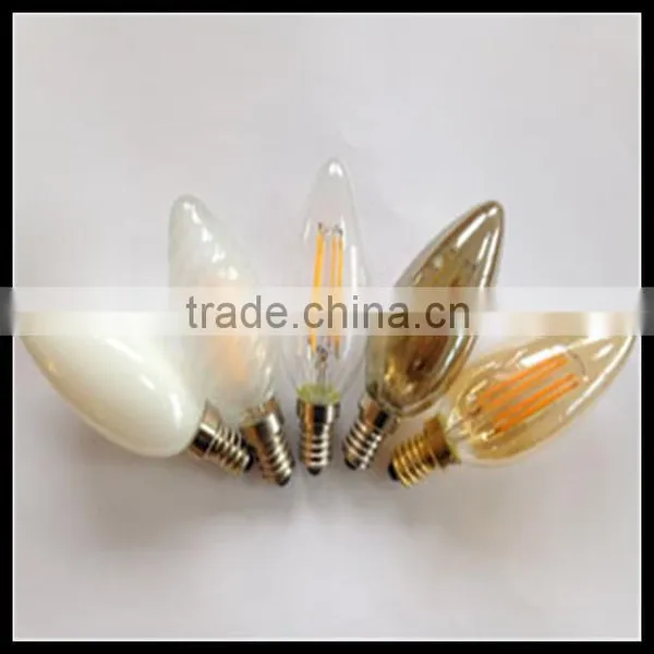 Frosted Candle C35 E14 1W LED Filament Bulb Dimmable 110V-240V photo-4