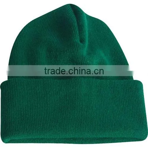 Warm Acrylic Winter Ski Long Knitted Watchcap Beanie Hat photo-5