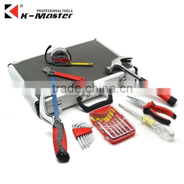 K-Mastet Factory Direct Sales 20 Pcs High Quality Household Hand Tools Aluminum Alloy Tool Box photo-3