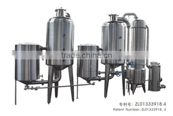 Double Effect Rising Film Evaporator, Orange Juice Falling Film Evaporator