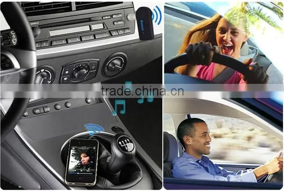 3.5mm Car Home Stereo Audio Bluetooth Hands-free Music Receiver Mic Cable Adapter SV007306 photo-2