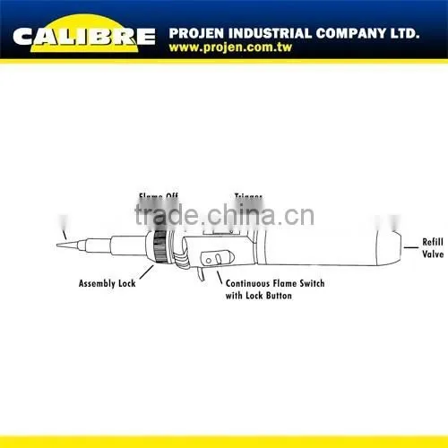 CALIBRE Auto Ignition Refuel GS/TUV CE Torch for Jewelry Gas Heating Torch Gas Soldering Torch photo-5
