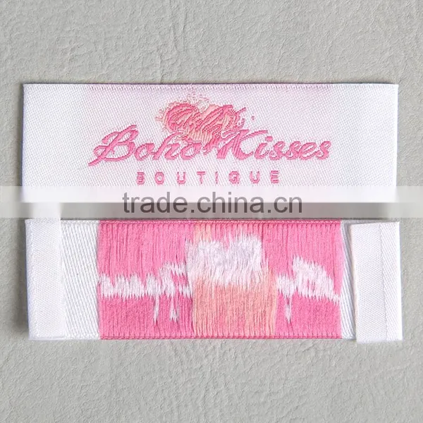 Label Factory Custom Normal Weaving Neck Label for Women's Bohemian Dress photo-3