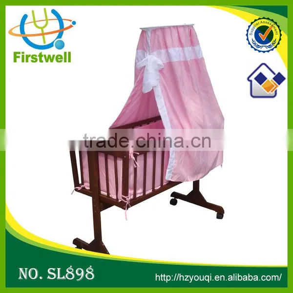 European Styled Custom Made Foldable Baby Cribs Bedding Set photo-2