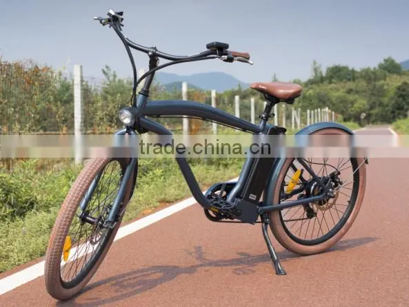 4-6 Hours e Charging Bikes Longwised Beach Cruiser e Bike for Men
