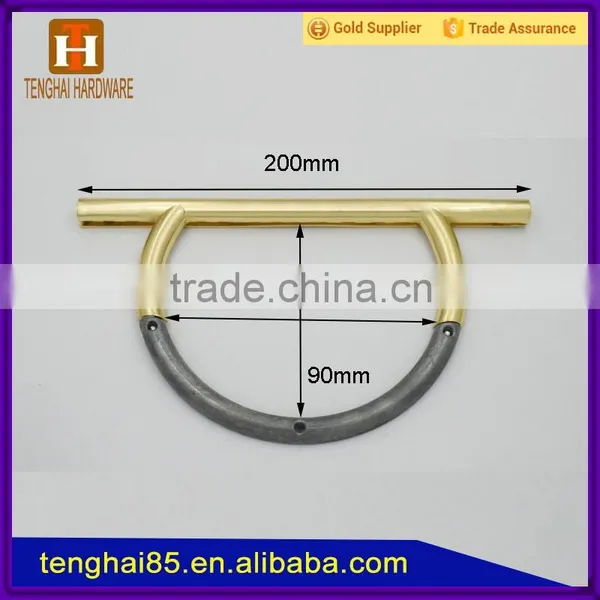 Custom Shiny Metal Big Bag Handle for Handbag photo-2
