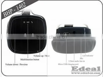 2015 Top Sale Bluetooth,Noise Cancelling,Microphone Function and Waterproof Bluetooth Music Headphones From BSCI Manufacturer photo-6
