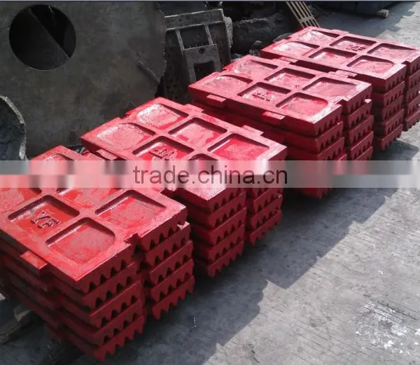 JAW CRUSHER PARTS FIXED AND MOVABLE JAW PLATE photo-2