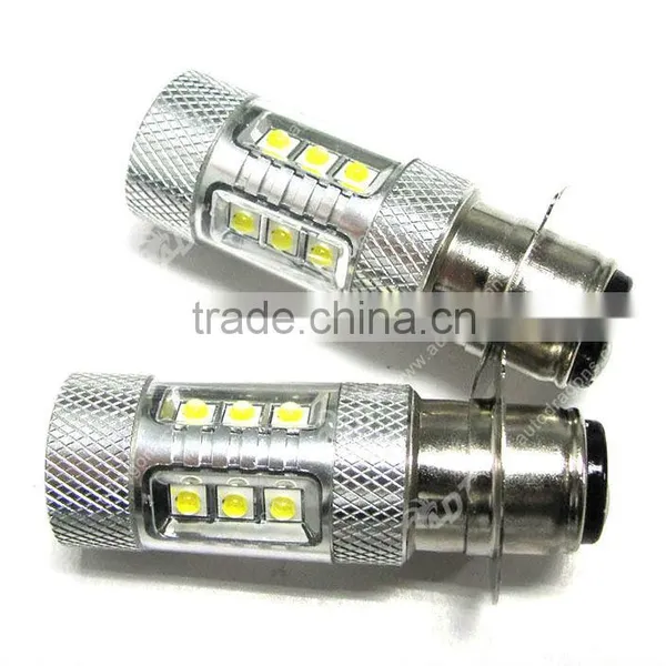 Super White P15D H6M 80W Lights, High Power LED Light Bulbs photo-2