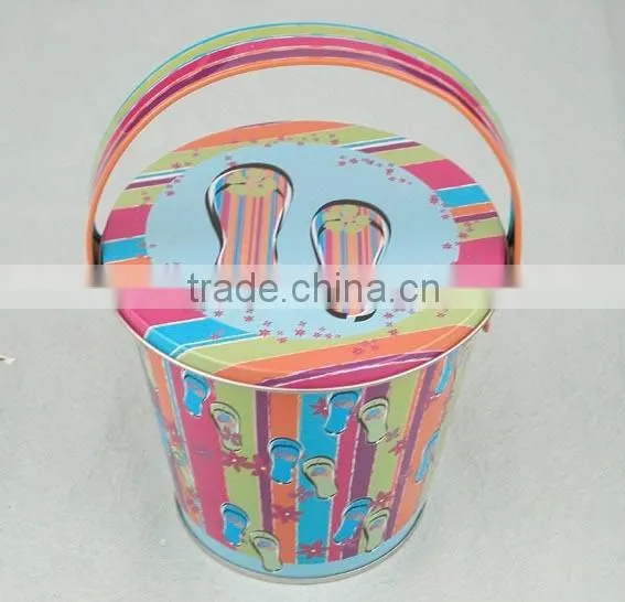 Chrismas Gift Children Toys Small Tin Bucket photo-4