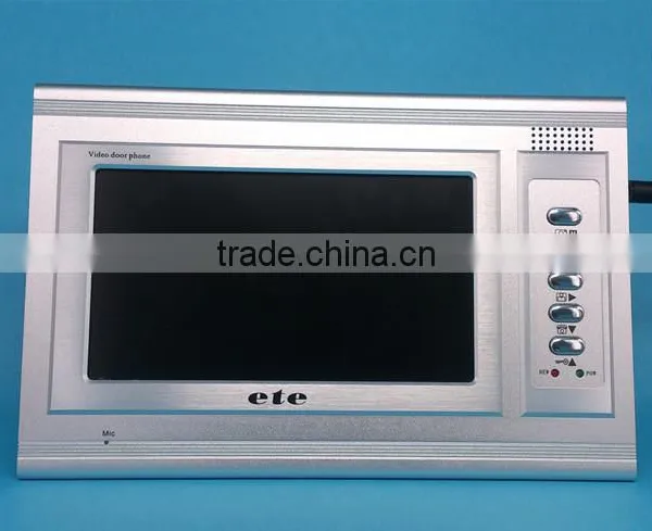 Building / Villa / Single House 7"tft-lcd 380tvline Color ETE Wireless Doorbell for Apartments photo-3