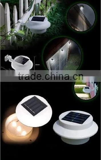 NEW Solar Powered Wall Pathway Lighting / Fence Gutter Outdoor Solar Garden Yard LED Light photo-6